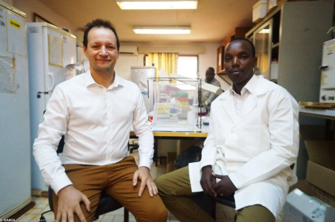 Franck Langevin et Gérard Niyondiko